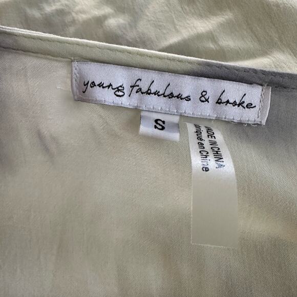 YFB Flutter Sleeve Top Tie Dye Watercolor Spring Summer Pastel Rayon Hippie - Picture 3 of 8